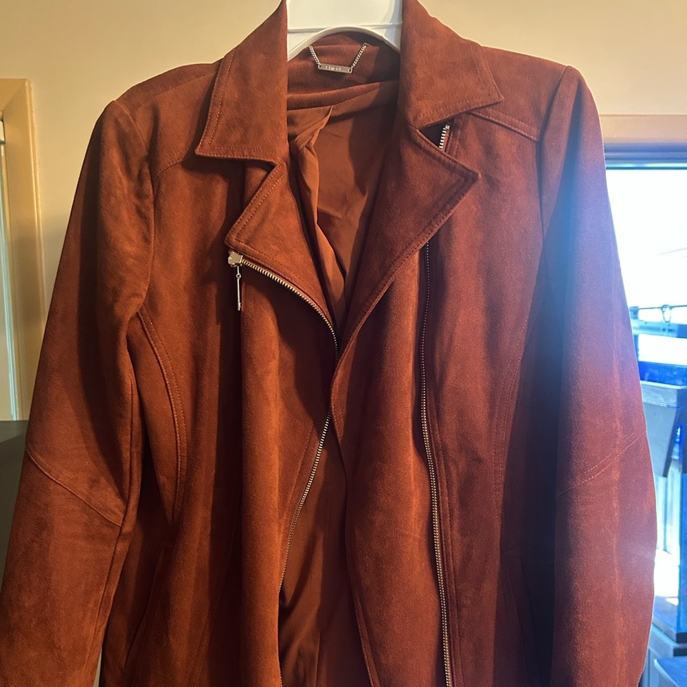 Chico's Brown Trench Coat with Classic Design